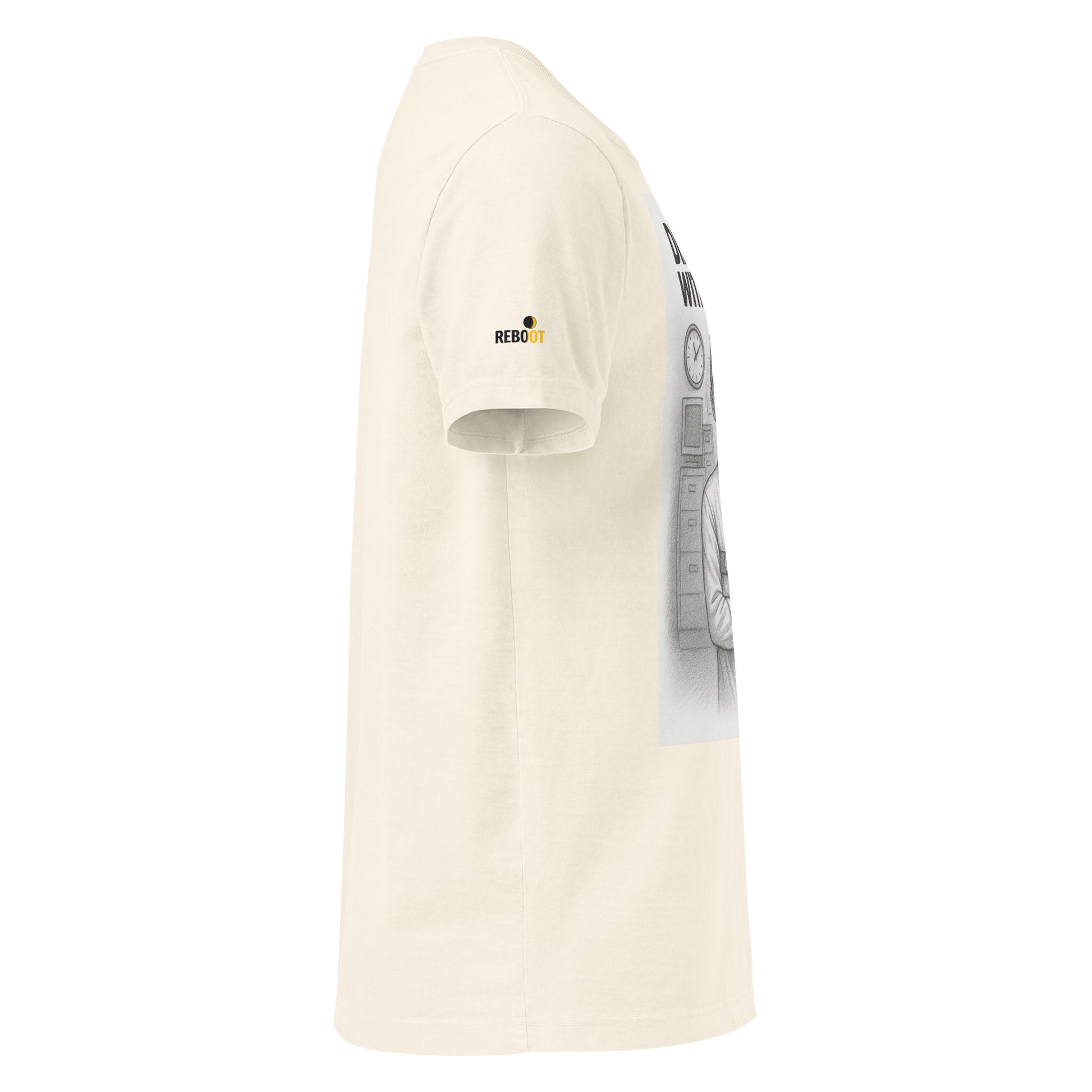 REBOOT T-Shirt — Diagnosed With Reality (Vintage White) by WEAR404