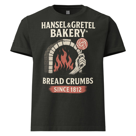 GRIMM T-Shirt — Hansel Gretel Bakery (Washed Black) by WEAR404