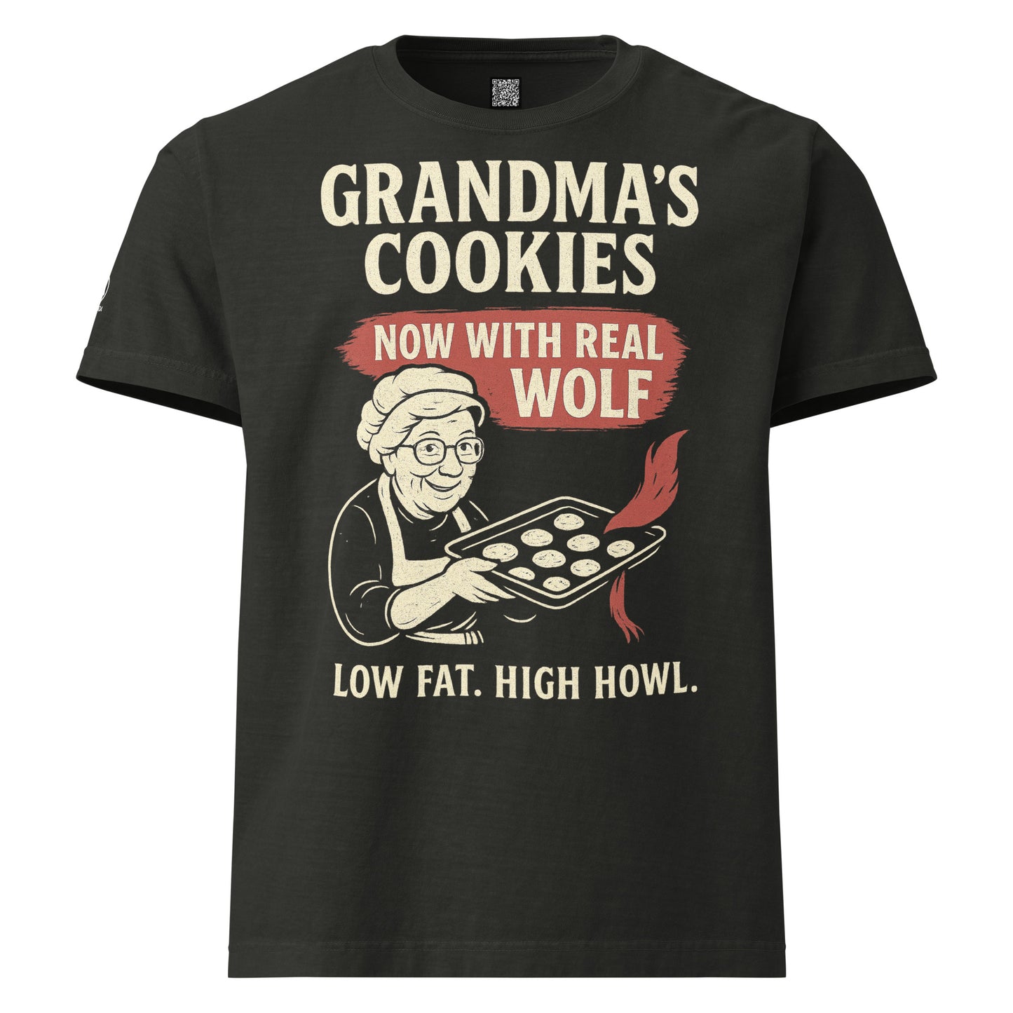 GRIMM T-Shirt — Grandma's Cookies (Washed Black) by WEAR404