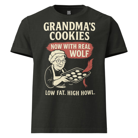 GRIMM T-Shirt — Grandma's Cookies (Washed Black) by WEAR404