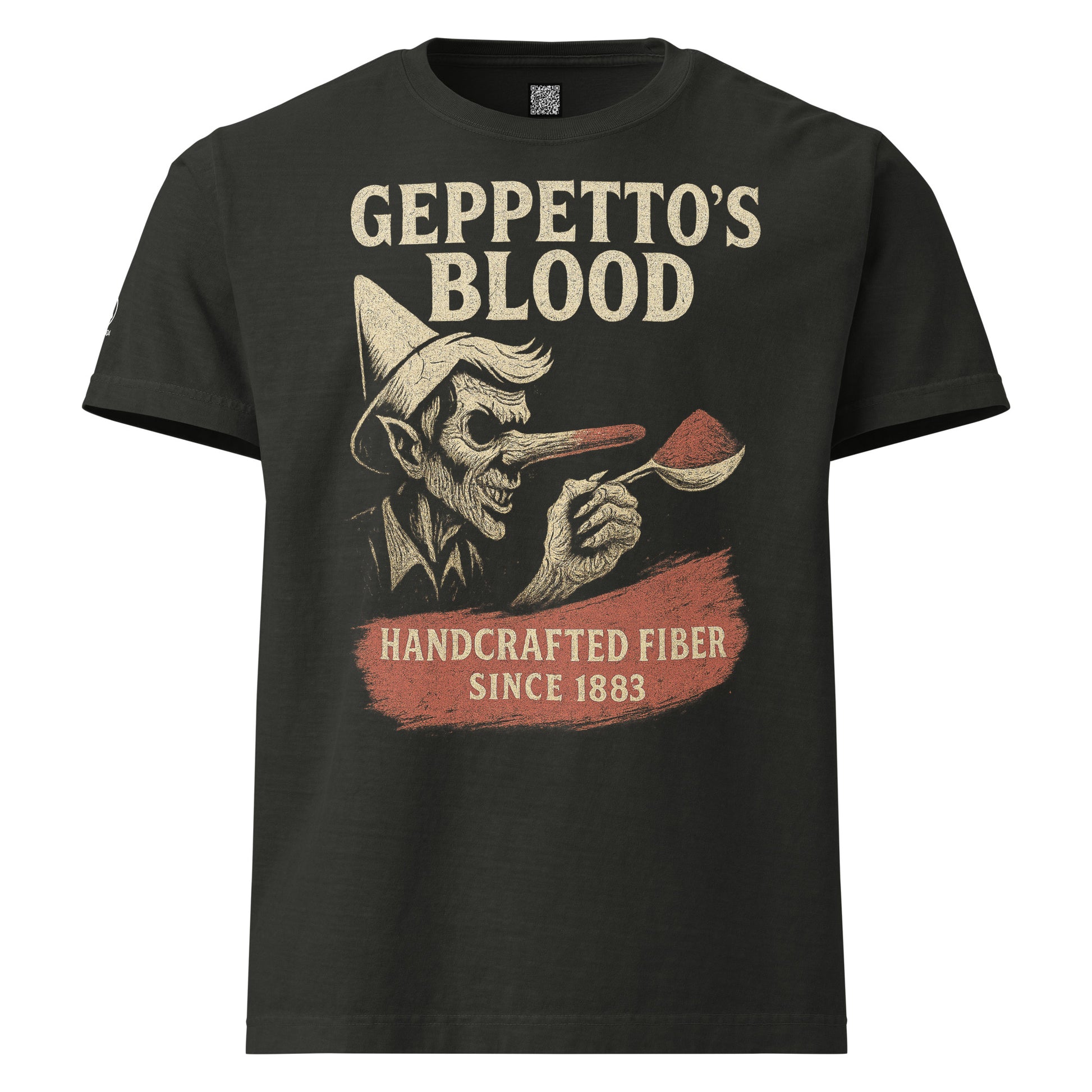 GRIMM T-Shirt — Geppetto's (Washed Black) by WEAR404