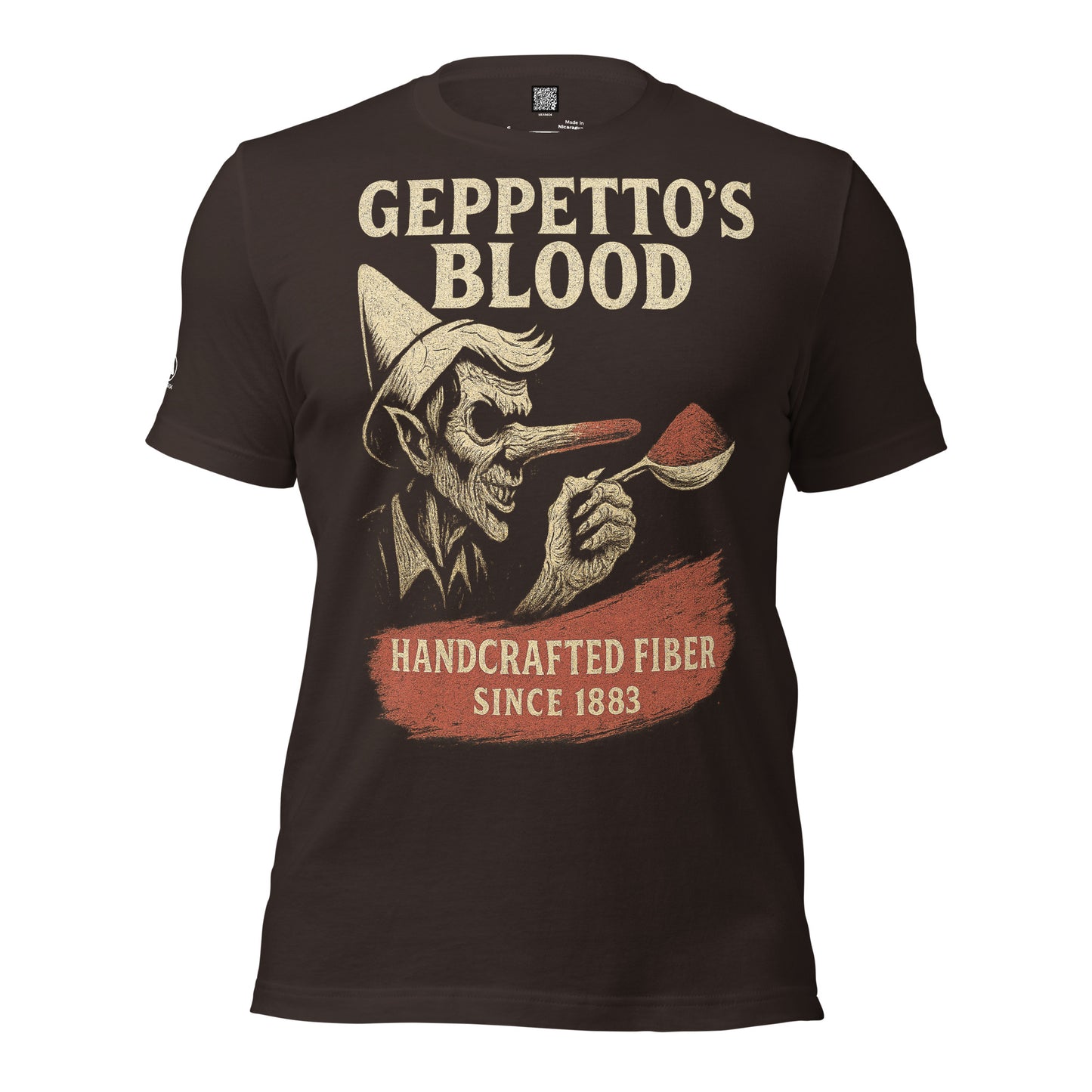 GRIMM T-Shirt — Geppetto's (Brown) by WEAR404