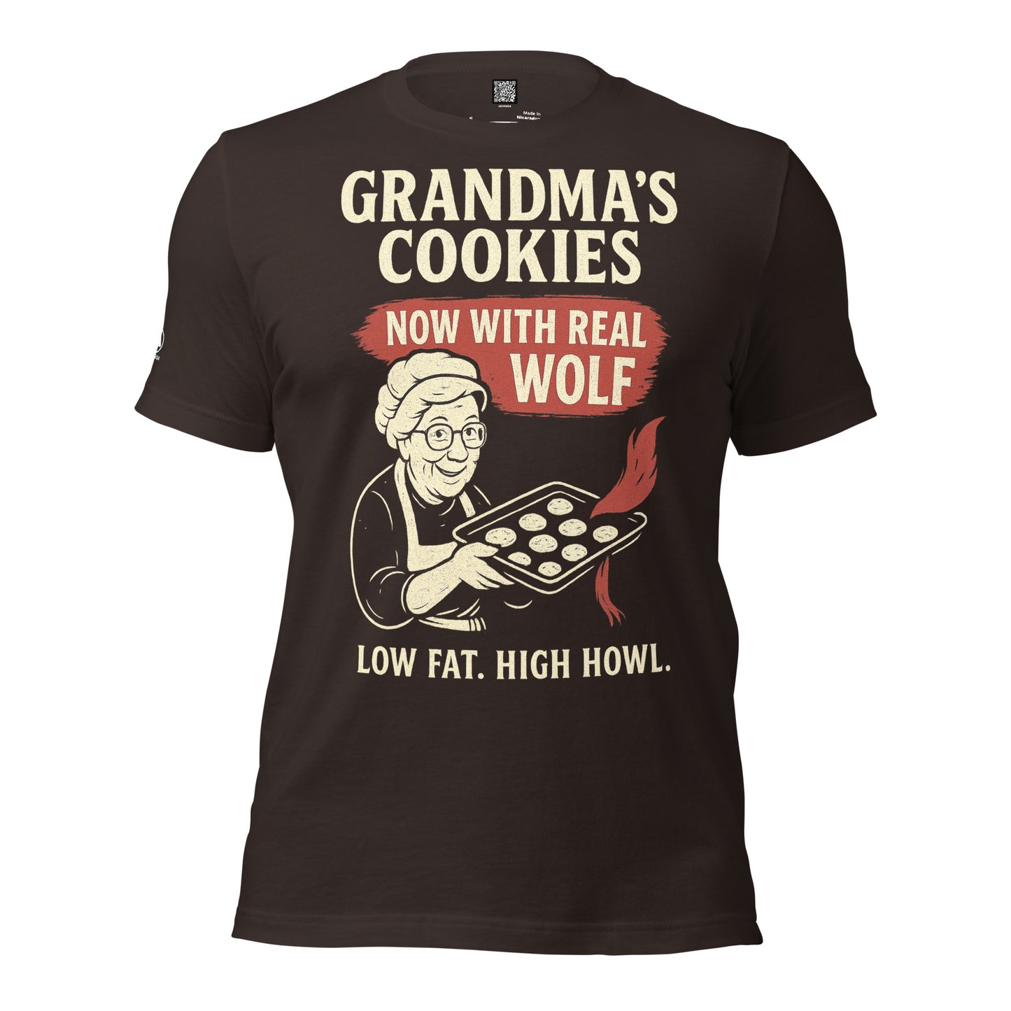 GRIMM T-Shirt — Grandma's Cookies (Brown) by WEAR404