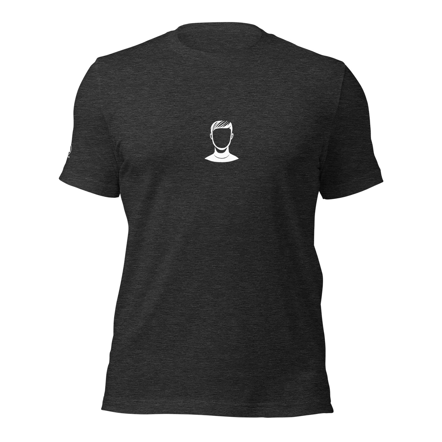 GRIMM T-Shirt — FACELESS ORIGINAL (Dark Grey Heather) by WEAR404
