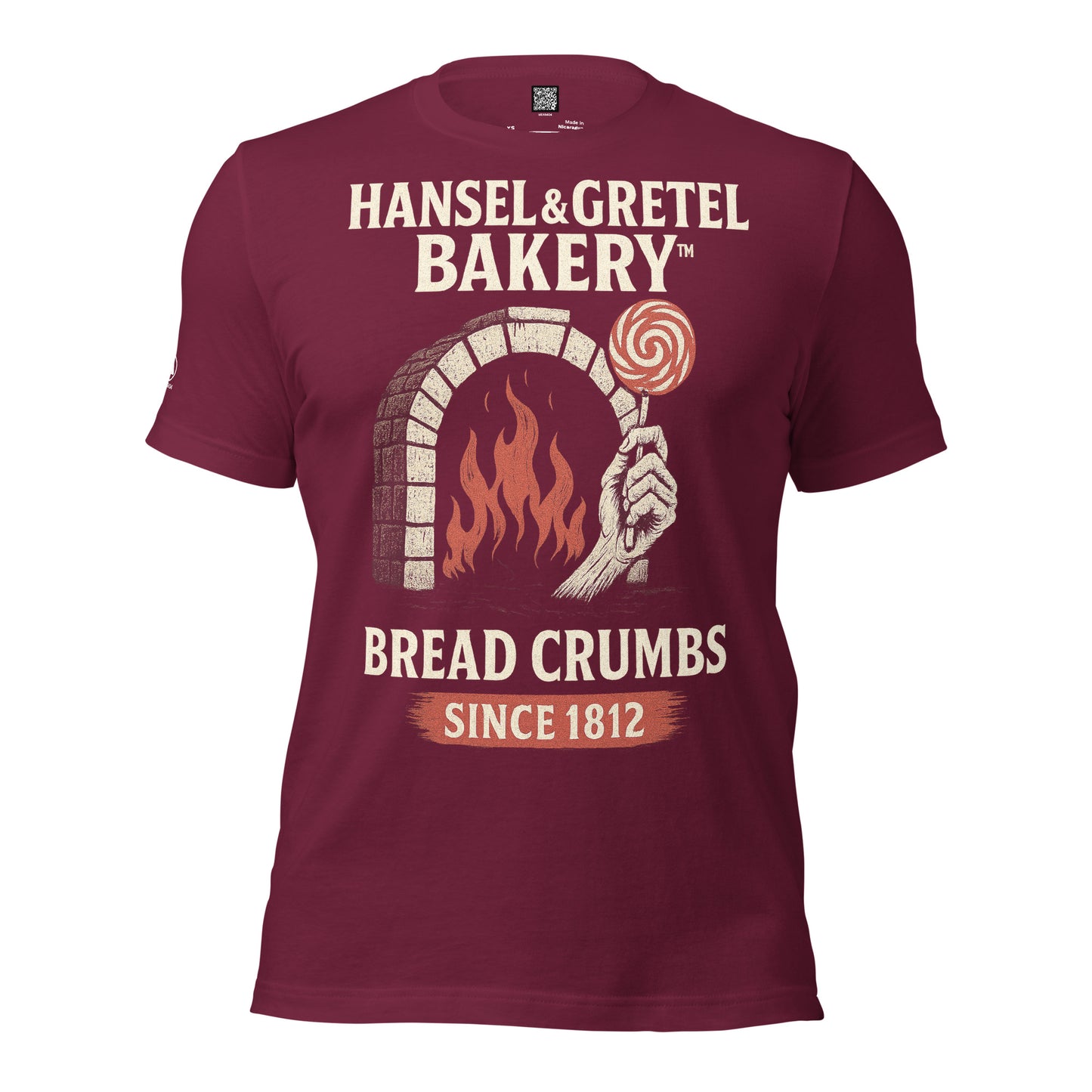 GRIMM T-Shirt — Hansel Gretel Bakery (Maroon) by WEAR404