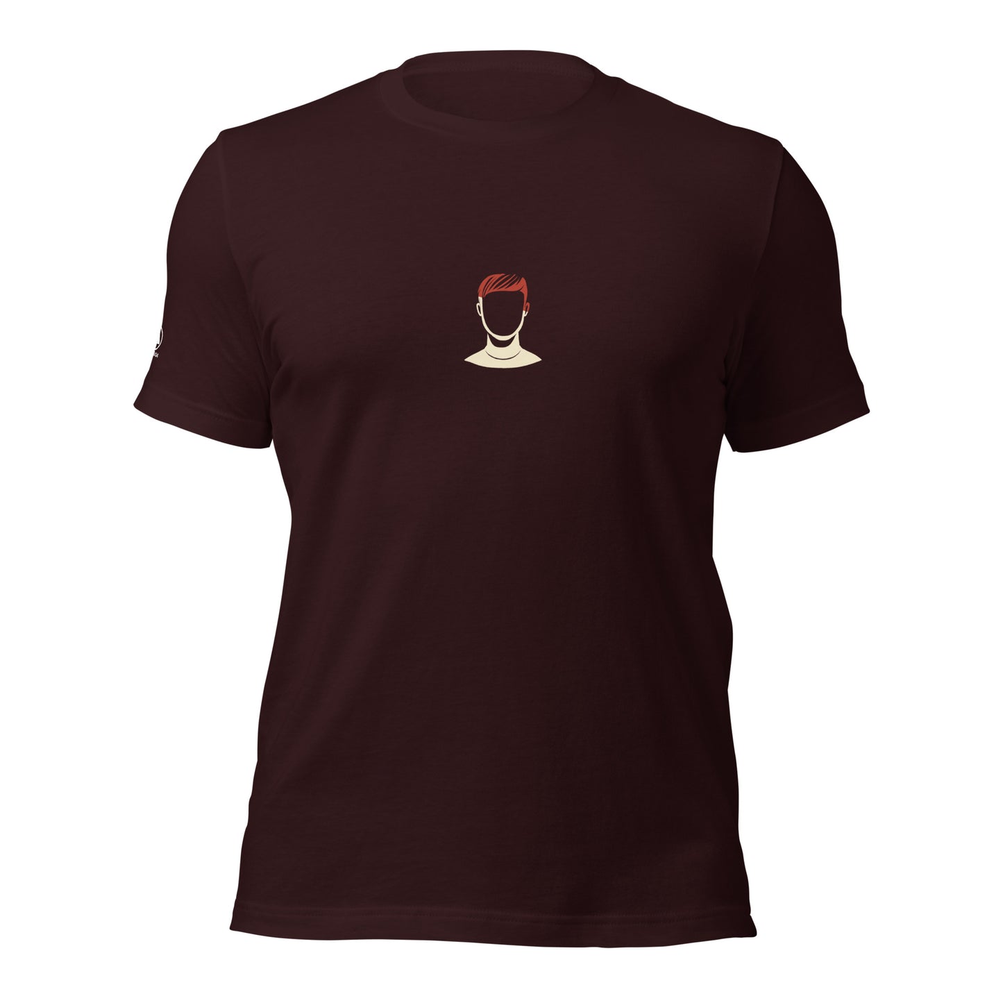 GRIMM T-Shirt — FACELESS CAPSULE (Oxblood Black) by WEAR404
