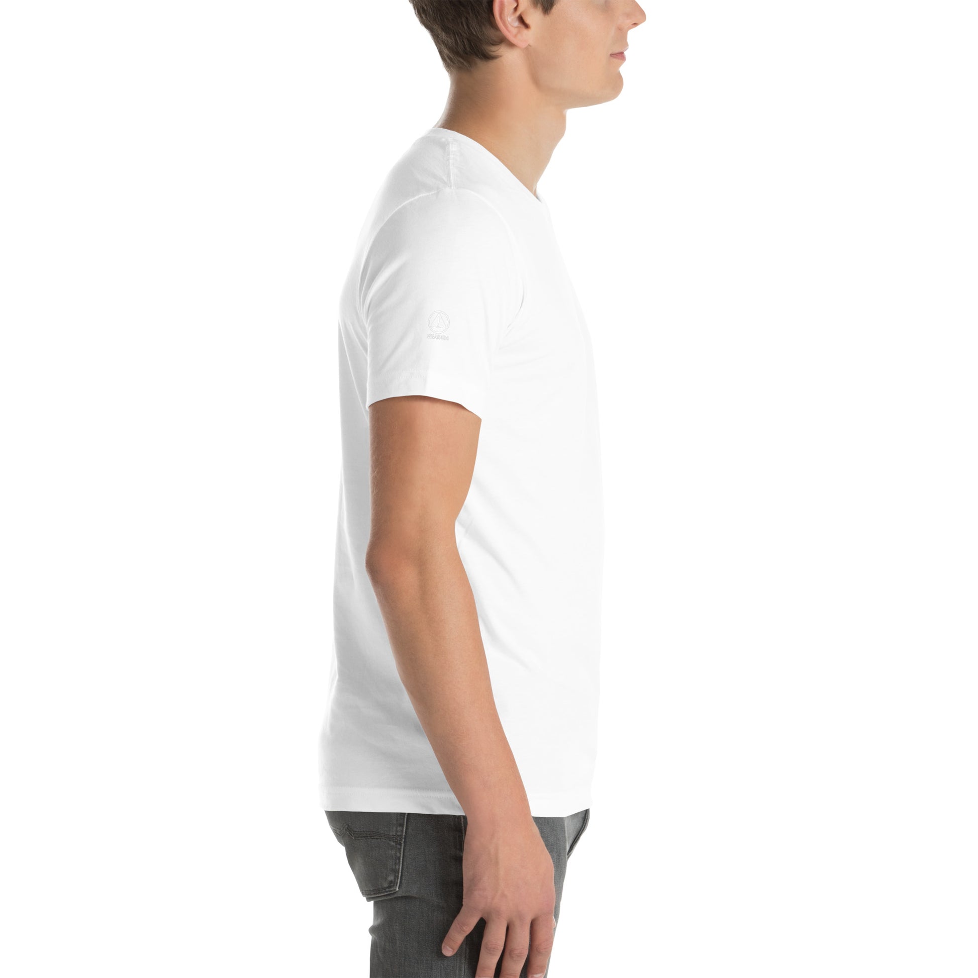 GLITCH T-Shirt — Minimal Effort Club (White) by WEAR404