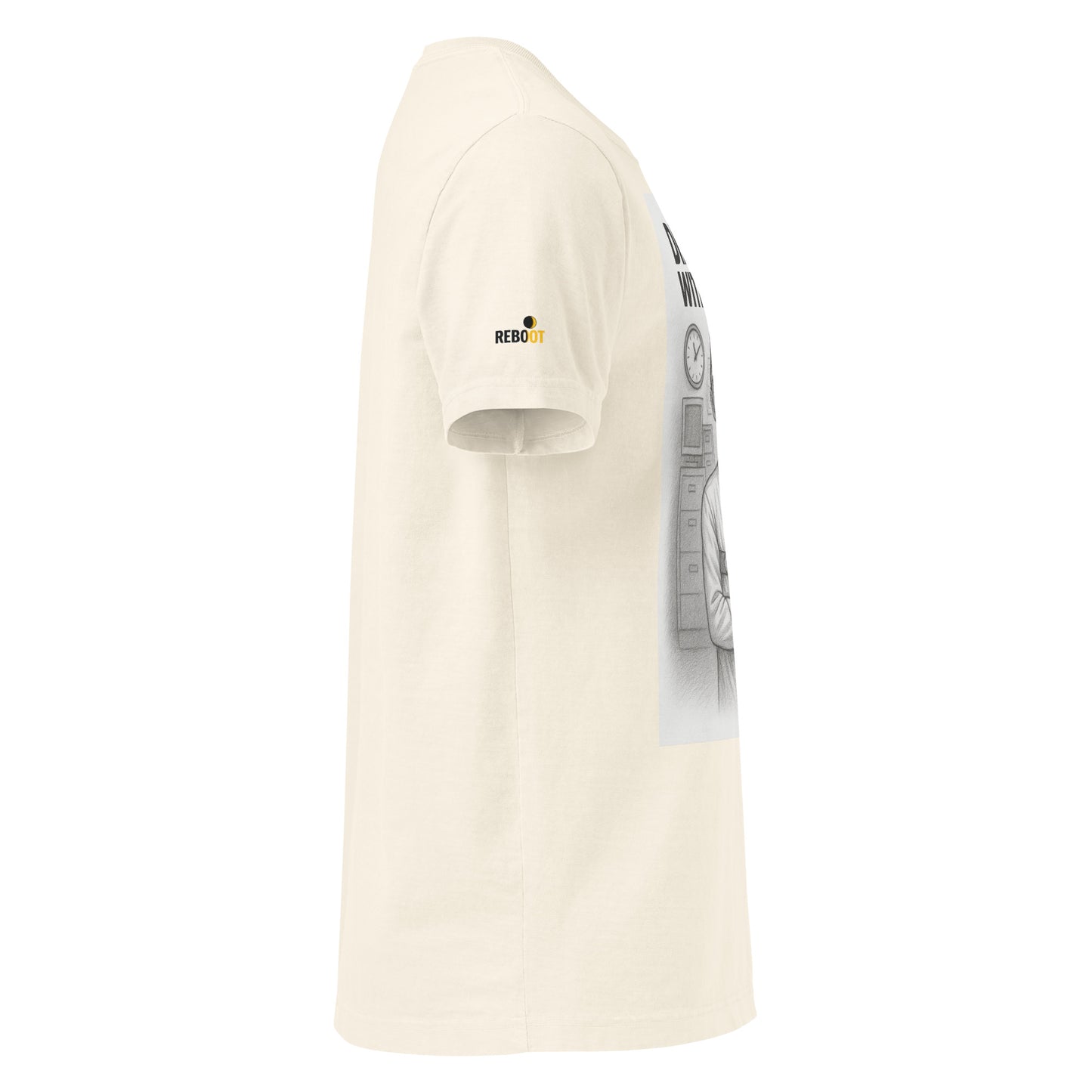 REBOOT T-Shirt — Diagnosed With Reality (Vintage White) by WEAR404