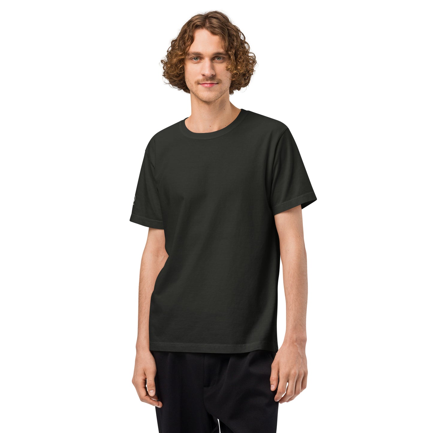 GLITCH T-Shirt — CAN’T SLEEP. MUST SCROLL (Washed Black) oversized by WEAR404