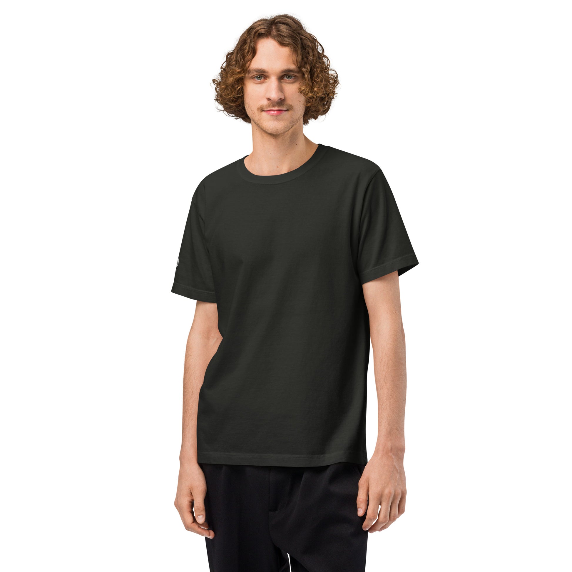 GLITCH T-Shirt — CAN’T SLEEP. MUST SCROLL (Washed Black) oversized by WEAR404