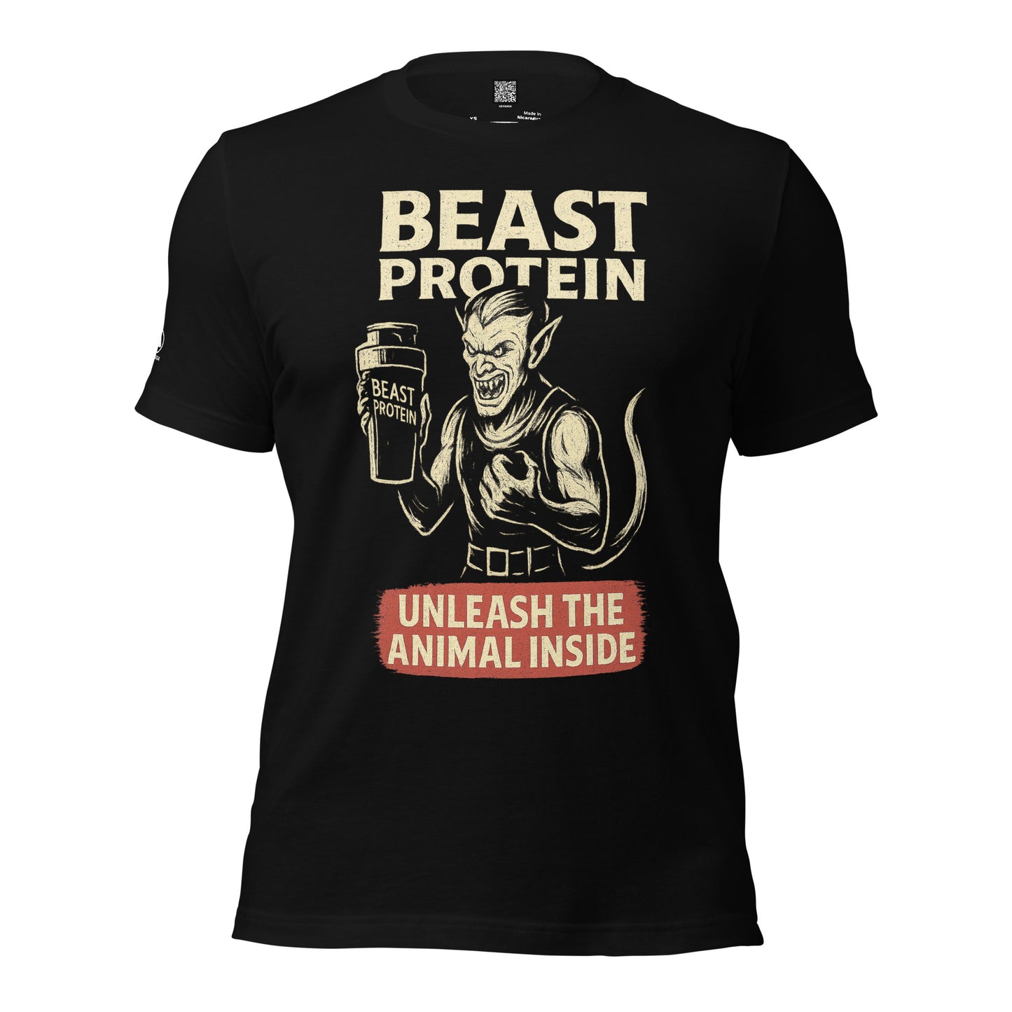 GRIMM T-Shirt — Beast Protein (Black) by WEAR404