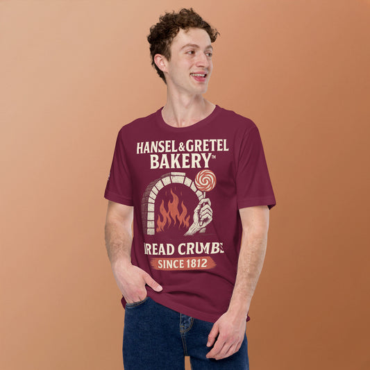 GRIMM T-Shirt — Hansel Gretel Bakery (Maroon) by WEAR404