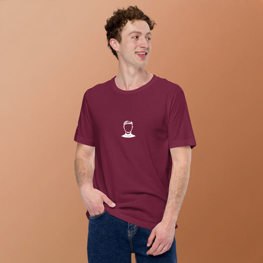 GRIMM T-Shirt — FACELESS ORIGINAL (Maroon) by WEAR404