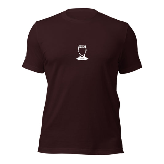 GRIMM T-Shirt — FACELESS ORIGINAL (Oxblood Black) by WEAR404